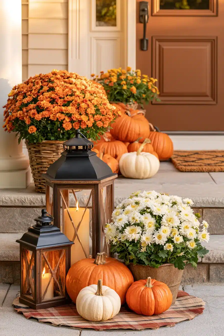 27 Cozy Fall Lantern Decor Ideas To Brighten Your Home
