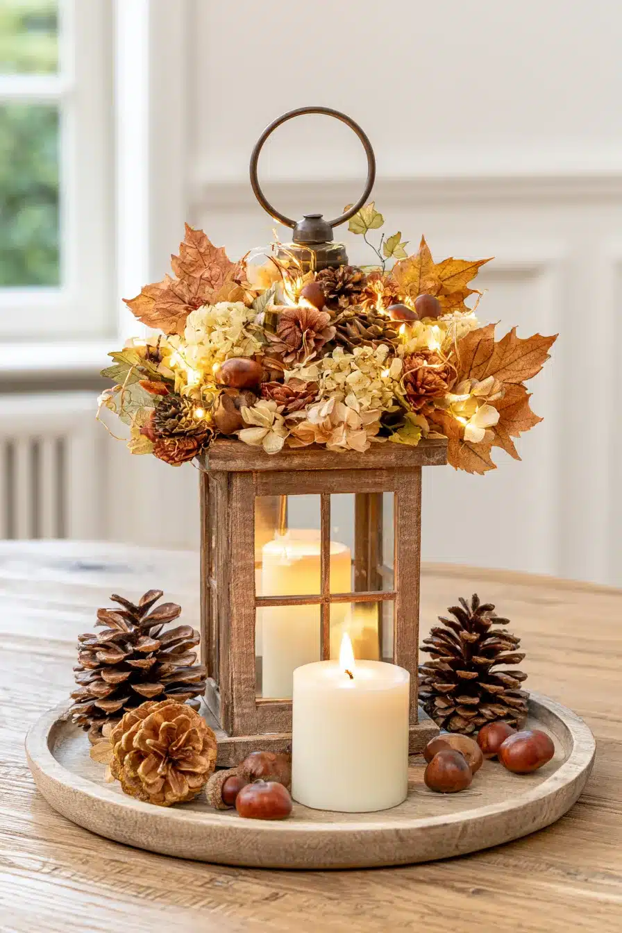 27 Cozy Fall Lantern Decor Ideas To Brighten Your Home