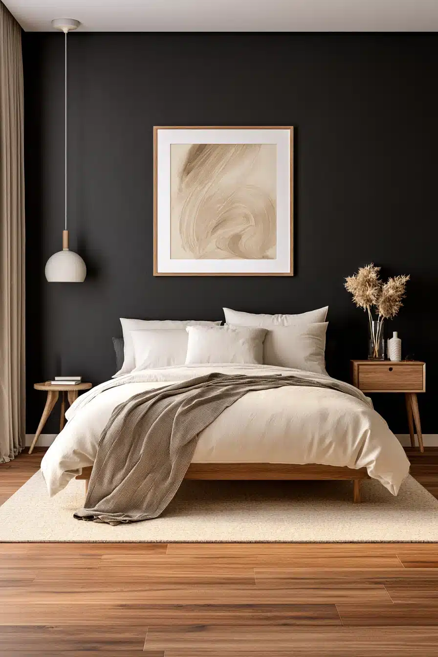 27 Stunning Black Accent Wall Bedroom Ideas For A Stylish Makeover