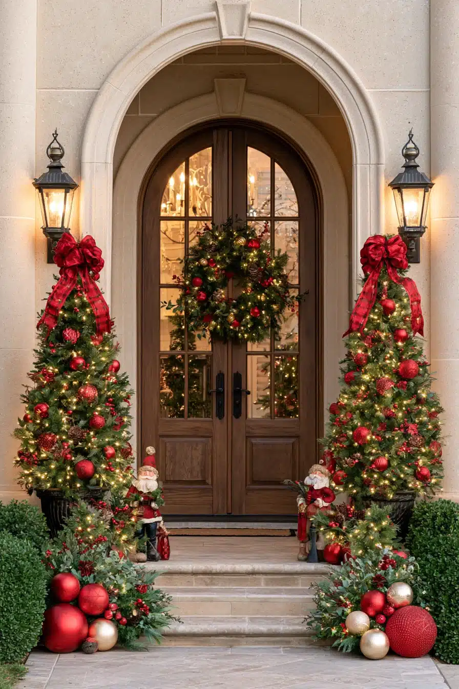 27 Magical Front Porch Christmas Decor Ideas For A Warm Festive Welcome