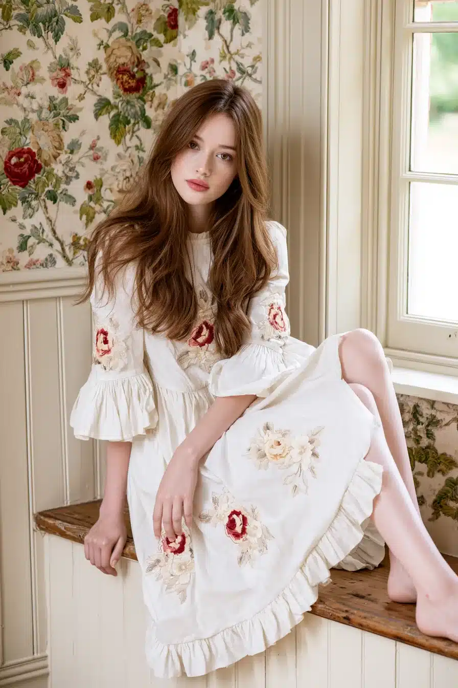 27 Dreamy Cottagecore Hairstyles for Long Hair With Romantic Charm