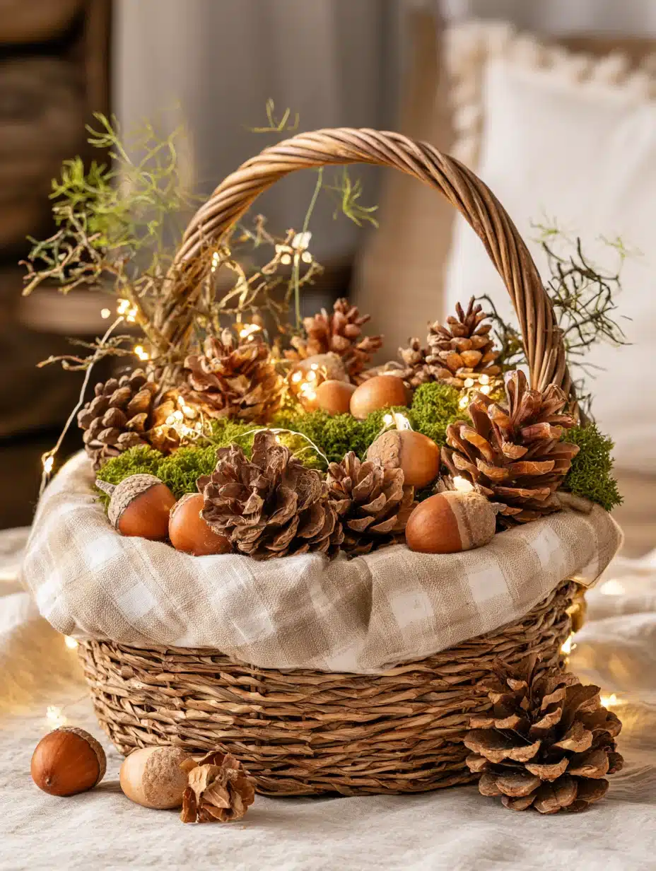 27 Charming Fall Basket Ideas for a Cozy Autumn Home