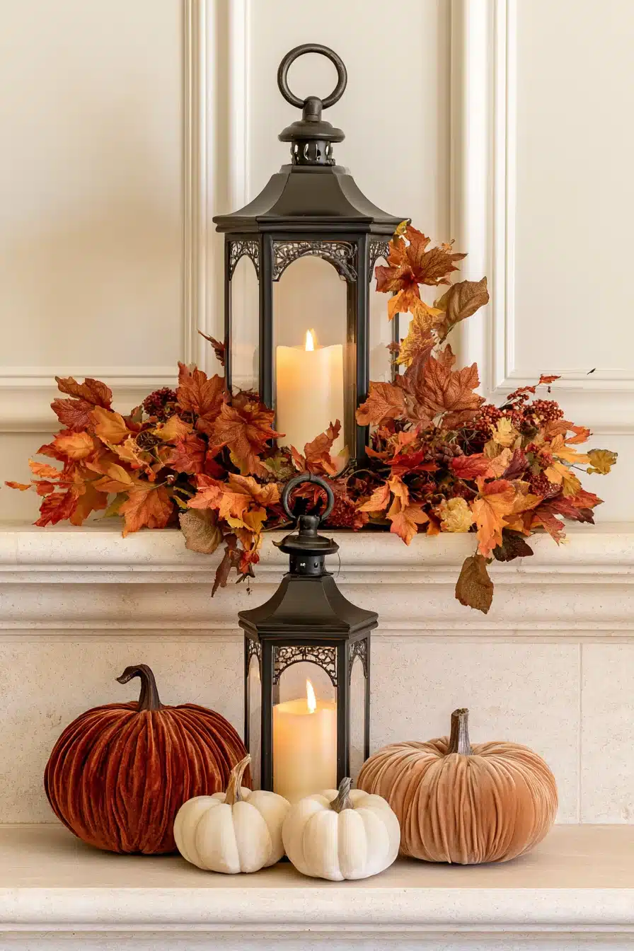 27 Cozy Fall Lantern Decor Ideas To Brighten Your Home