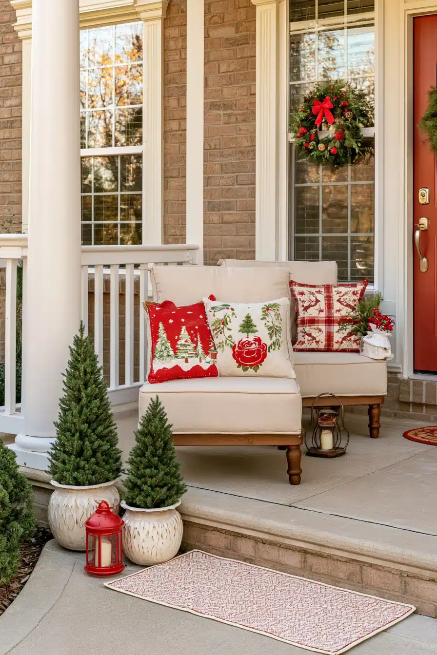 27 Magical Front Porch Christmas Decor Ideas For A Warm Festive Welcome