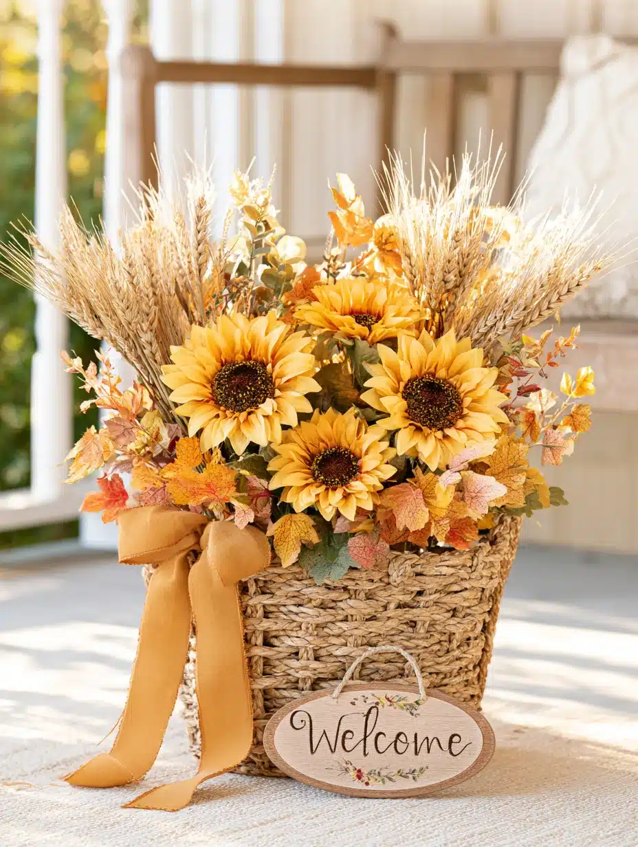 27 Charming Fall Basket Ideas for a Cozy Autumn Home