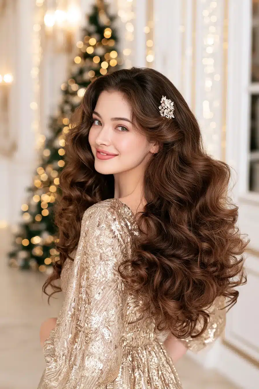 27 Gorgeous Christmas Hair Ideas For A Magical Festive Look