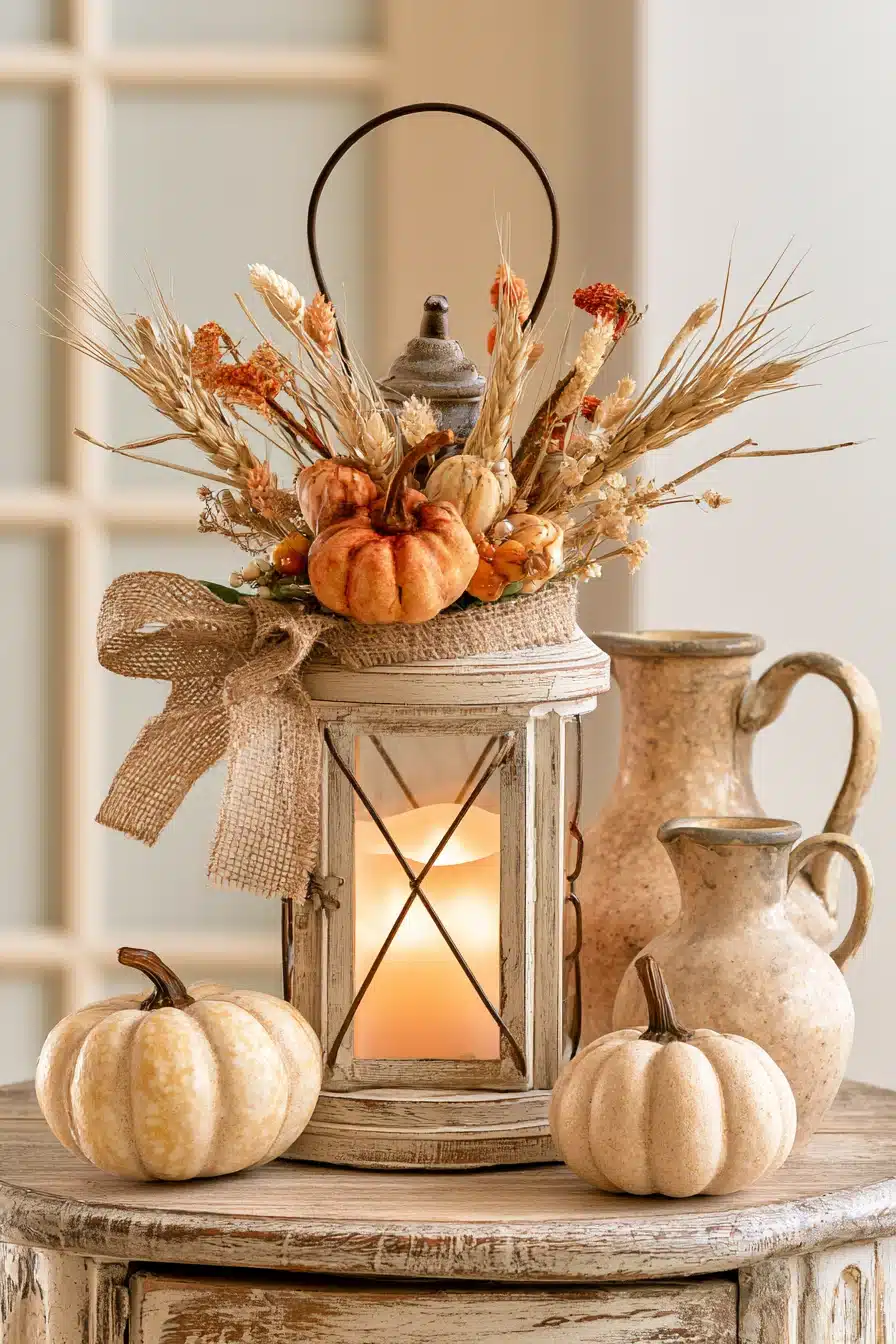27 Cozy Fall Lantern Decor Ideas To Brighten Your Home