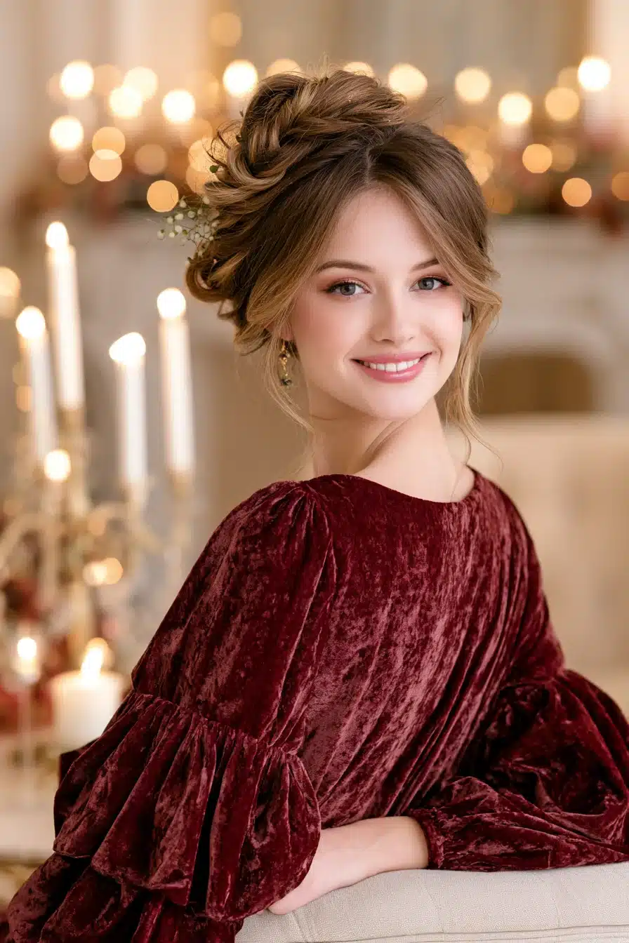 27 Gorgeous Christmas Hair Ideas For A Magical Festive Look