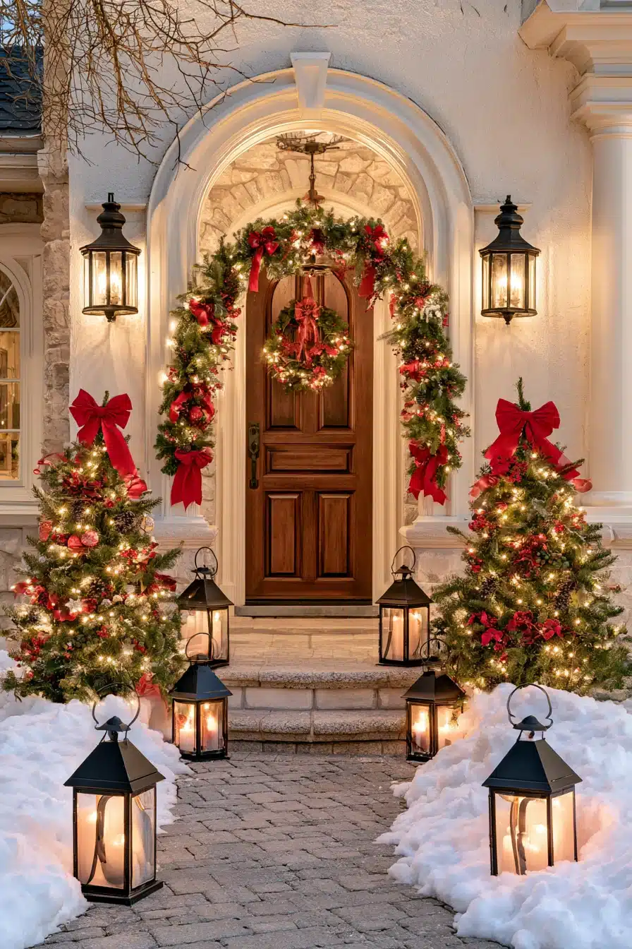 27 Magical Front Porch Christmas Decor Ideas For A Warm Festive Welcome