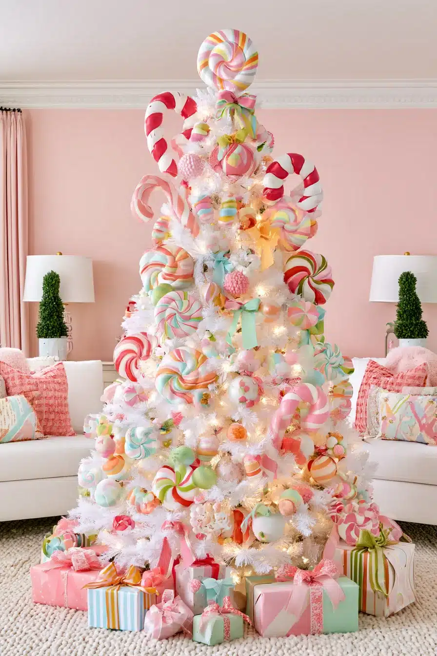 27 Magical White Christmas Tree Ideas For A Dreamy Holiday Home