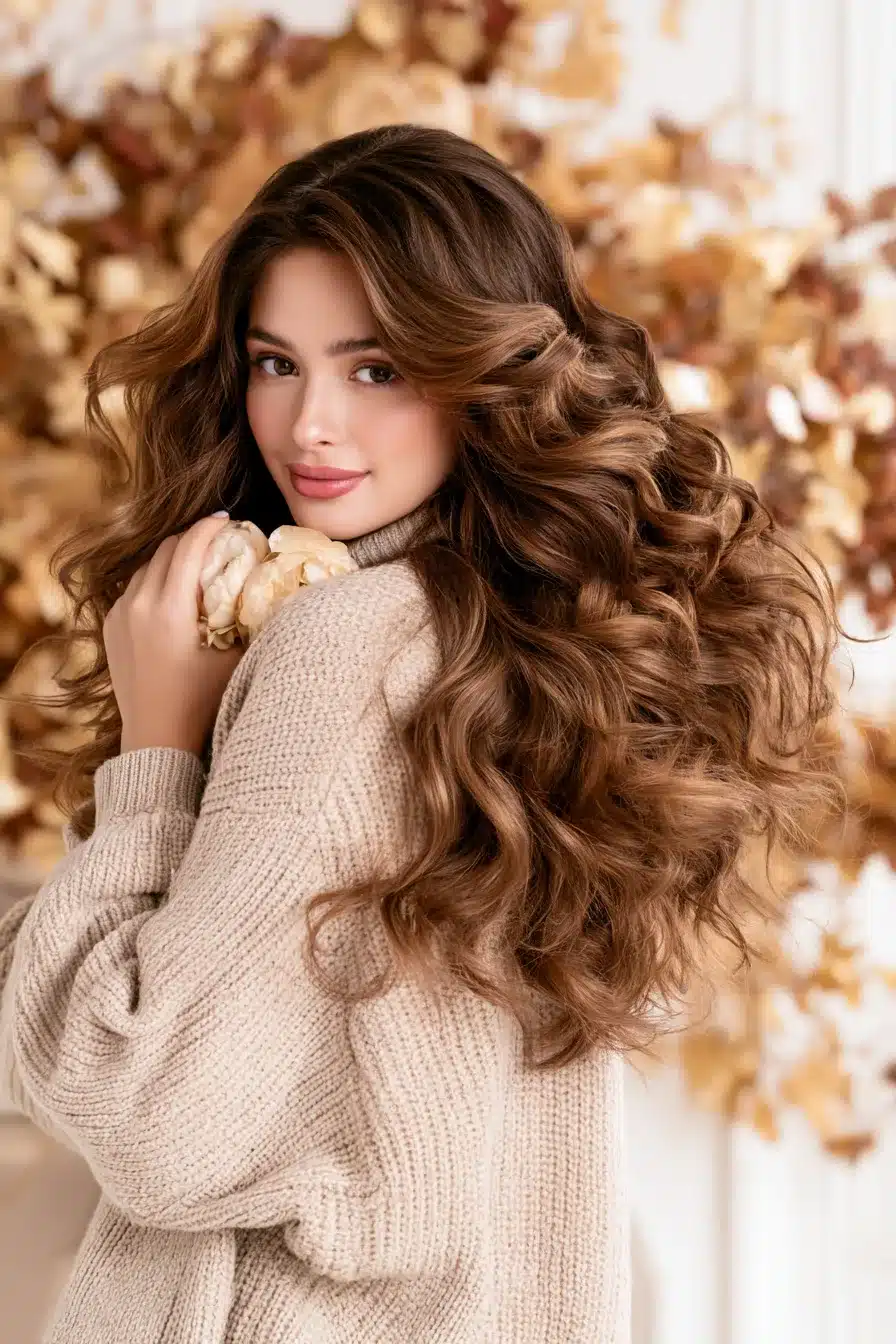 27 Gorgeous Autumn Curly Hairstyles for a Cozy Seasonal Look