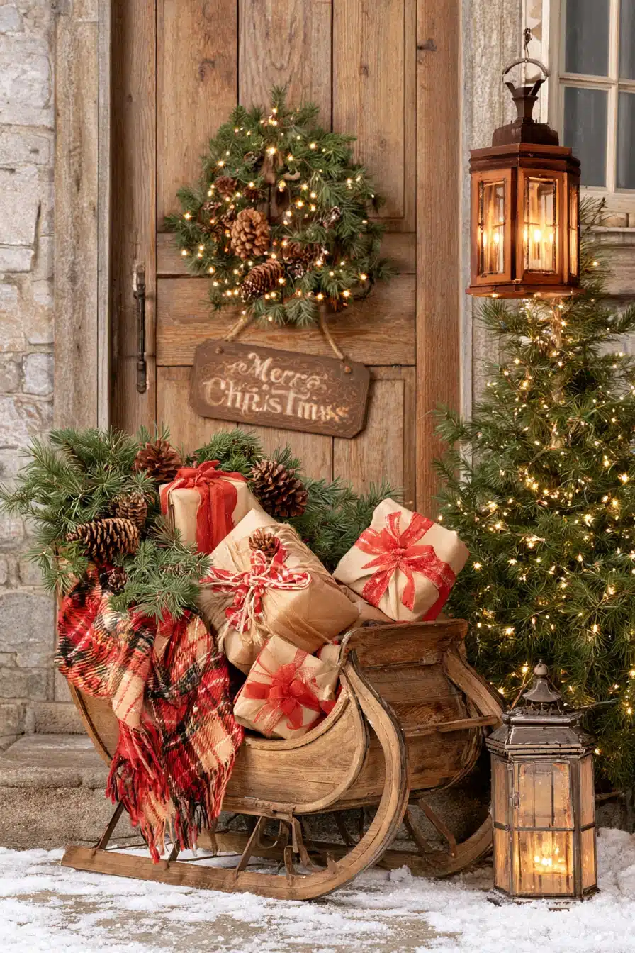 27 Magical Front Porch Christmas Decor Ideas For A Warm Festive Welcome