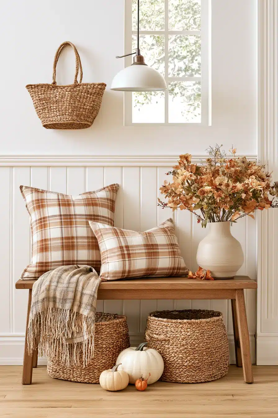 27 Cozy Fall Entryway Decor Ideas For A Warm Welcome