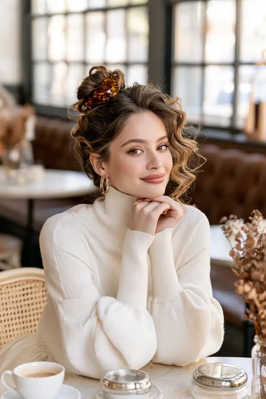 27 Gorgeous Autumn Curly Hairstyles for a Cozy Seasonal Look