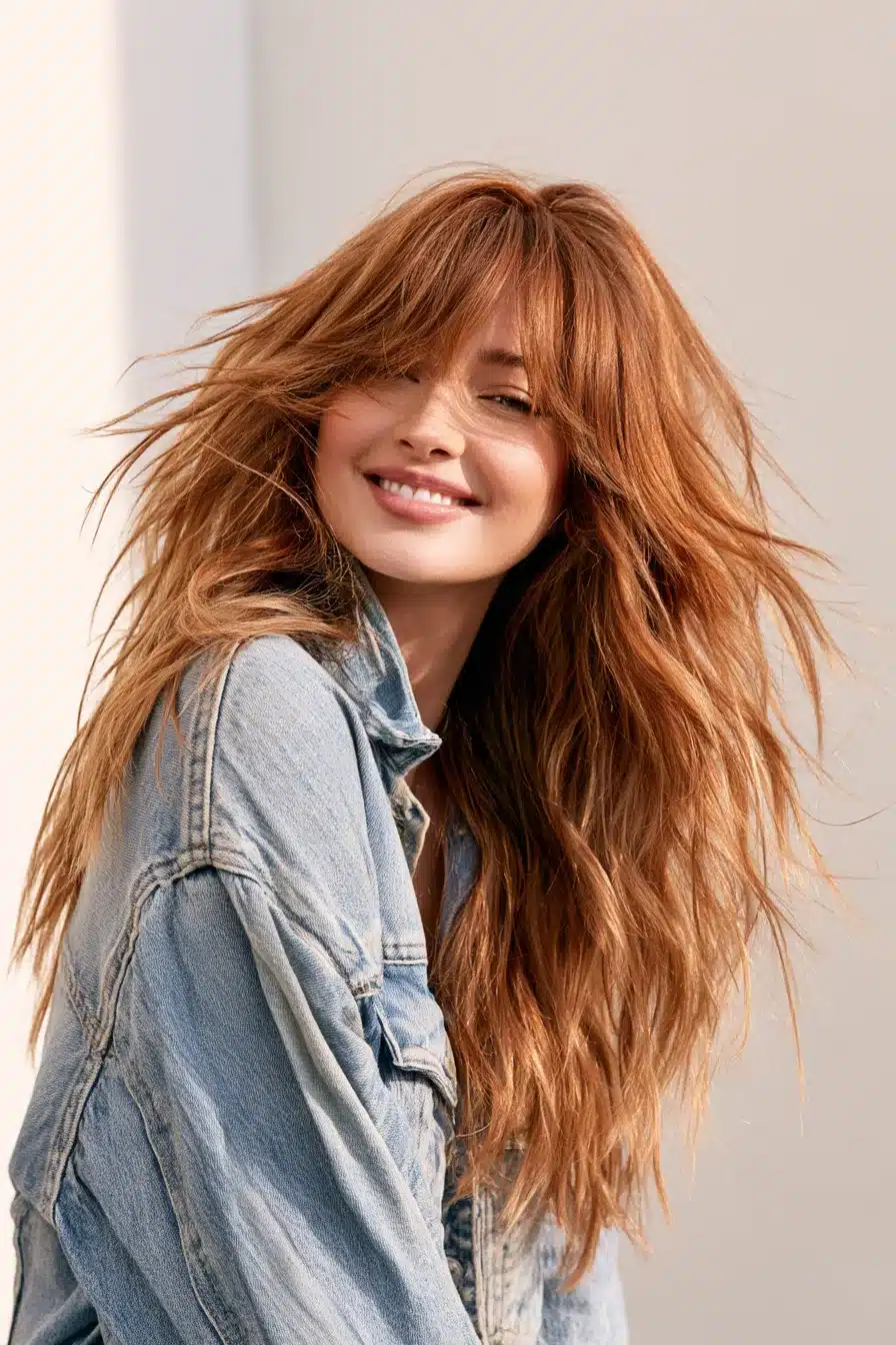 27 Gorgeous Layered Hair With Bangs Ideas For A Fresh New Look