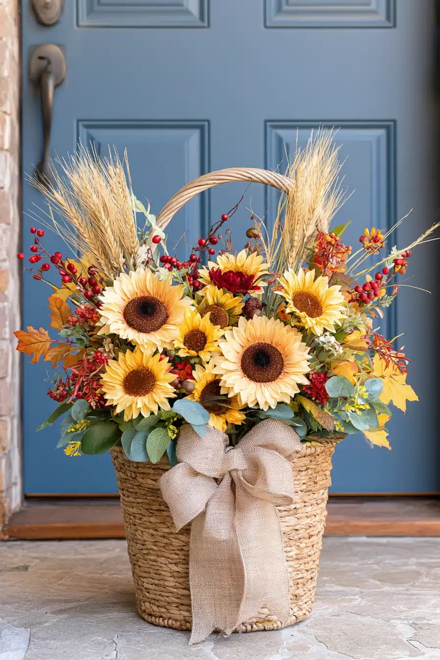 27 Easy DIY Fall Wreaths For A Welcoming Front Door
