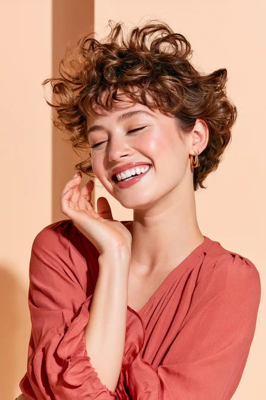 27 Gorgeous Short Curly Hairstyles Full of Bounce and Personality