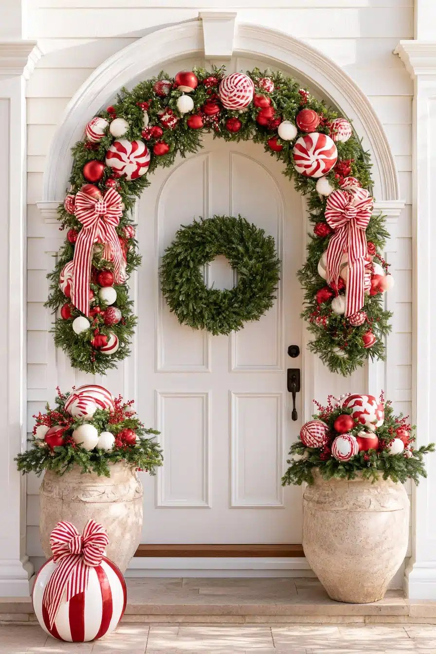 27 Beautiful Christmas Door Decorations for a Warm Holiday Welcome