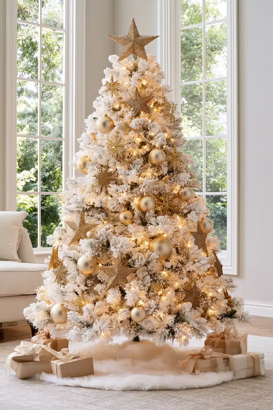 27 Stunning Gold Christmas Tree Ideas to Make Your Holiday Home Sparkle