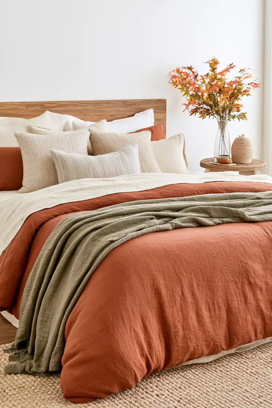 27 Cozy Fall Bedding Ideas for a Warm and Inviting Bedroom