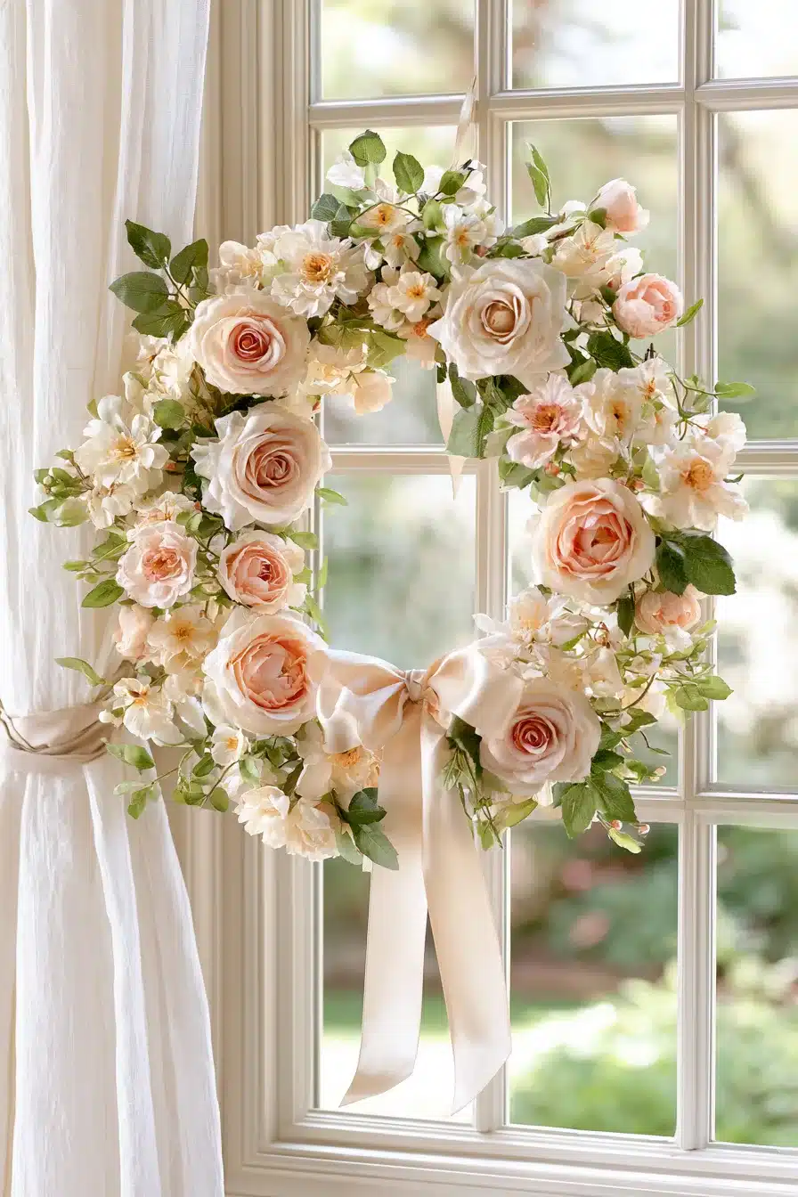 27 Beautiful Wreaths on Windows Ideas for a Cozy and Inviting Home