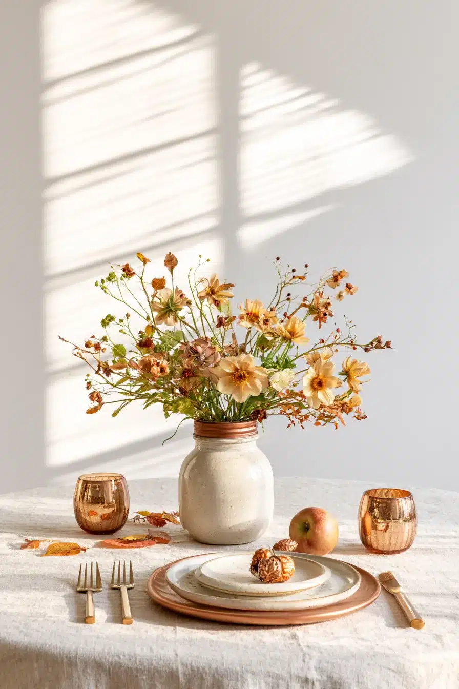 27 Cozy Fall Mason Jar Centerpieces That Bring Autumn Charm to Your Table