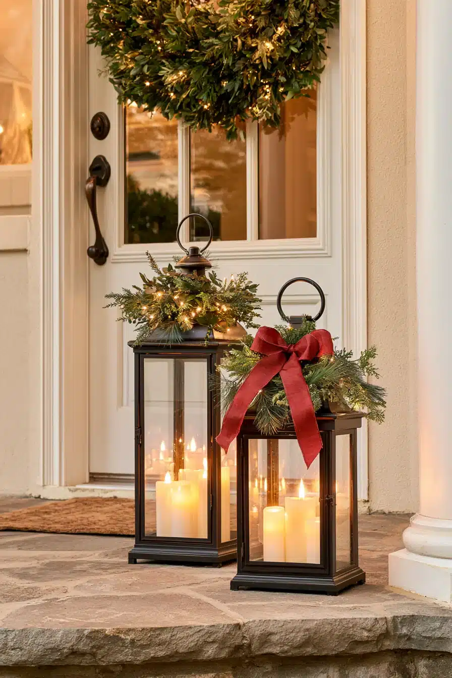 27 Beautiful Christmas Door Decorations for a Warm Holiday Welcome