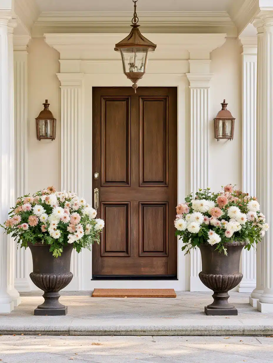 27 Beautiful Mums Front Porch Ideas for a Colorful Autumn Welcome