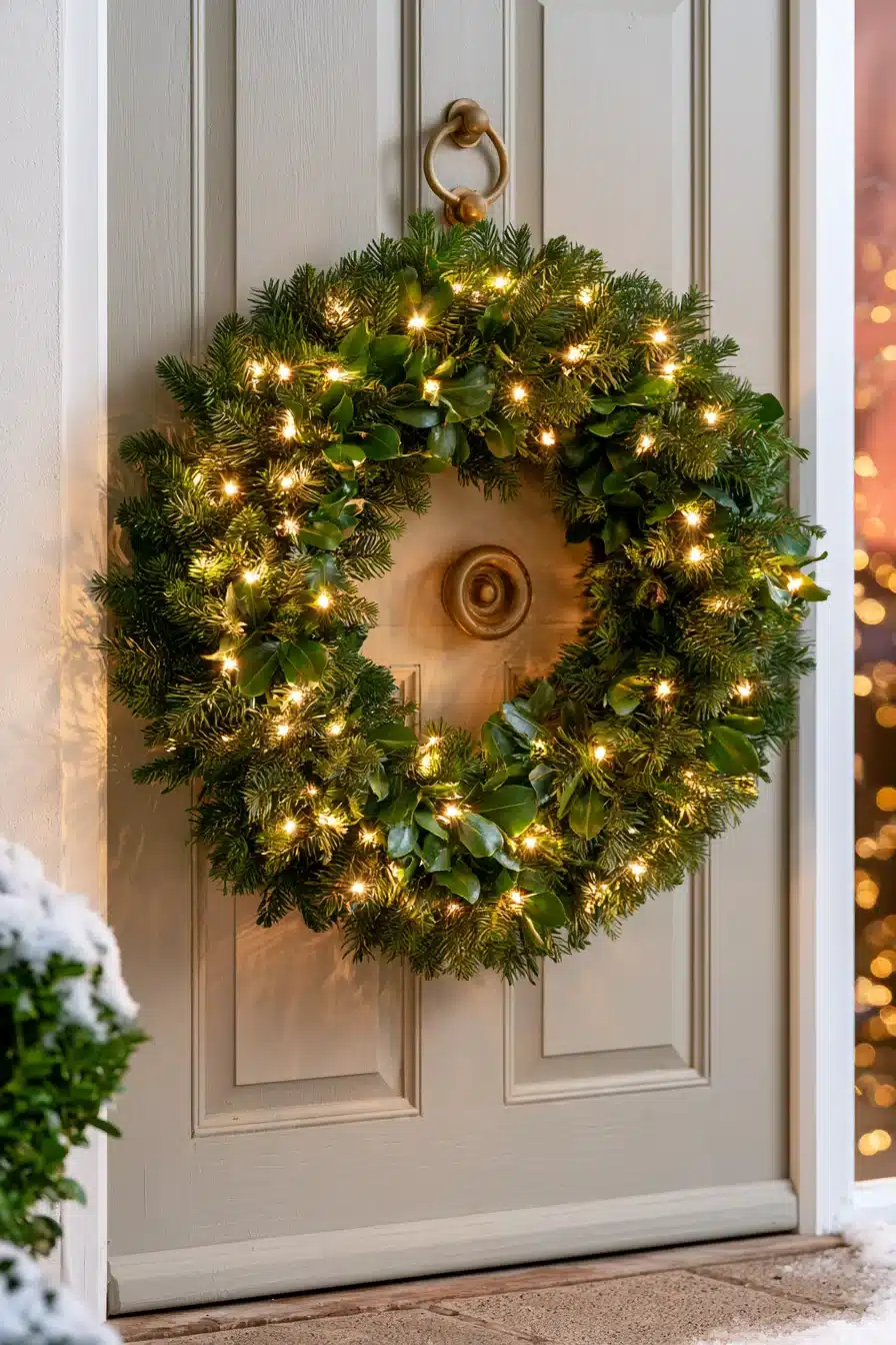 27 Beautiful Winter Wreaths for Front Door Decor That Welcomes You Home