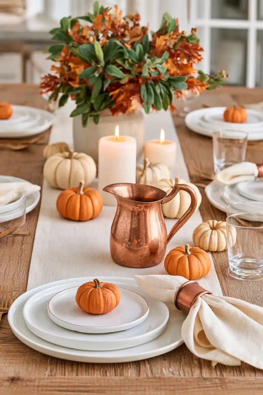 27 Easy Thanksgiving Tablescapes to Create a Cozy and Welcoming Holiday Table