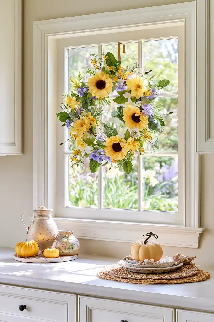 27 Beautiful Wreaths on Windows Ideas for a Cozy and Inviting Home