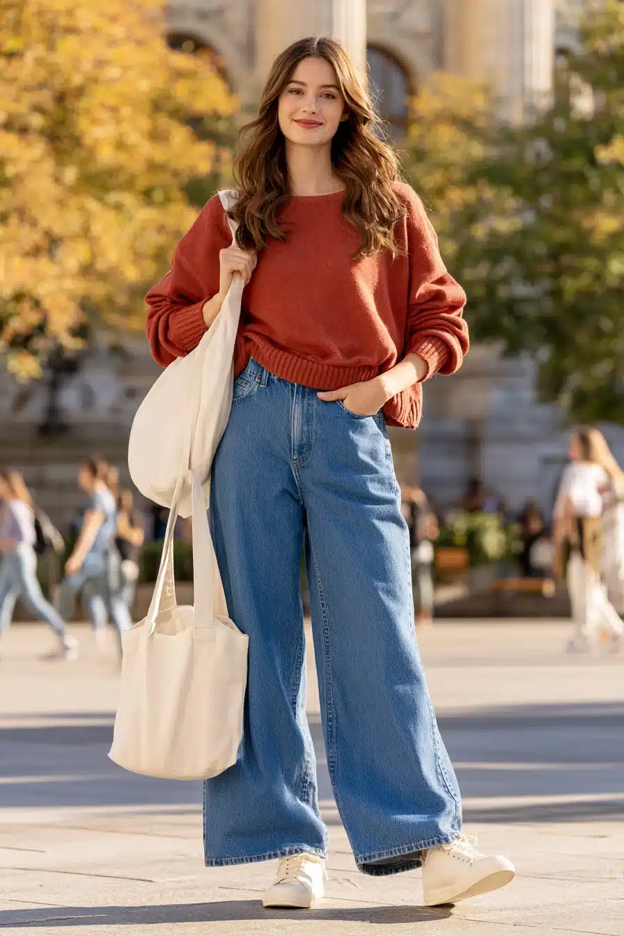 27 Cute Comfy Fall Outfits With Soft Knits and Cozy Layers