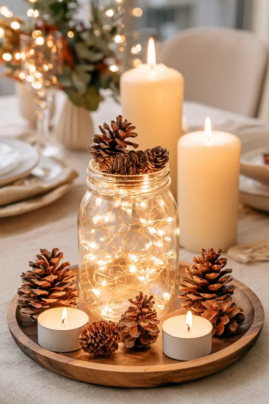 27 Cozy Fall Mason Jar Centerpieces That Bring Autumn Charm to Your Table