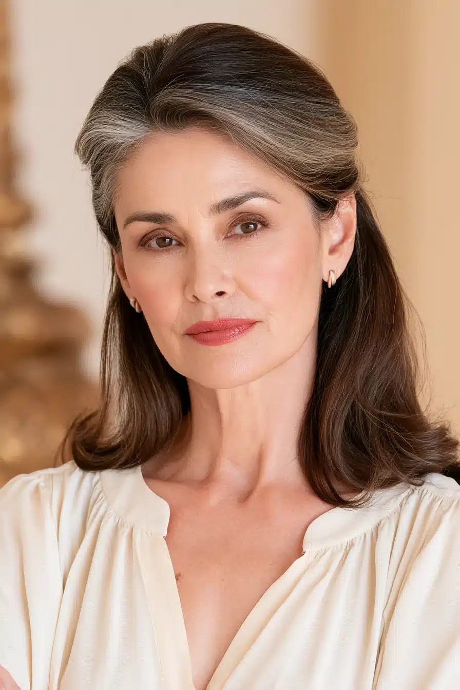 27 Beautiful Grey Blending Ideas for Dark Hair to Embrace Your Silver Strands
