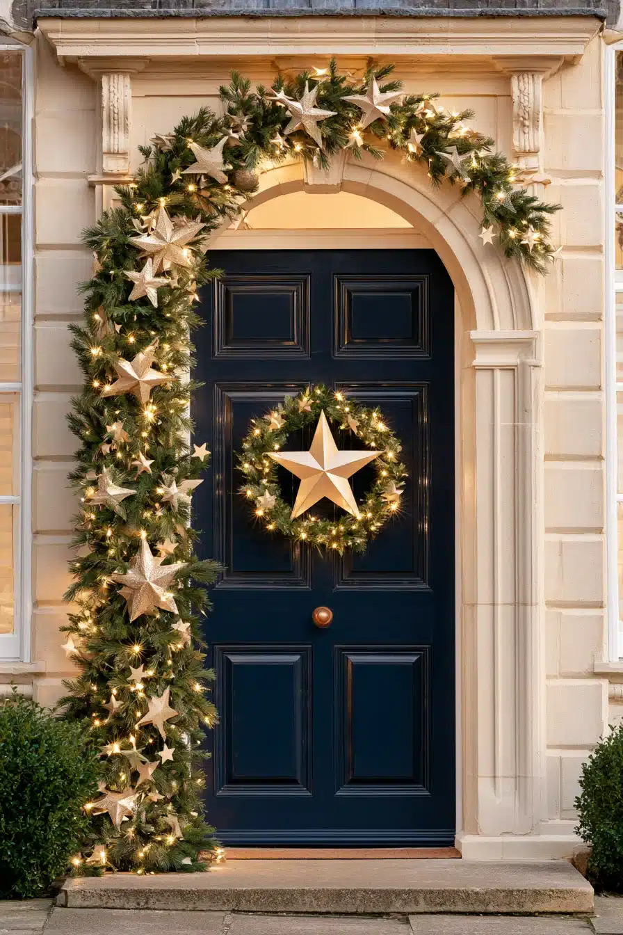 27 Beautiful Christmas Door Decorations for a Warm Holiday Welcome