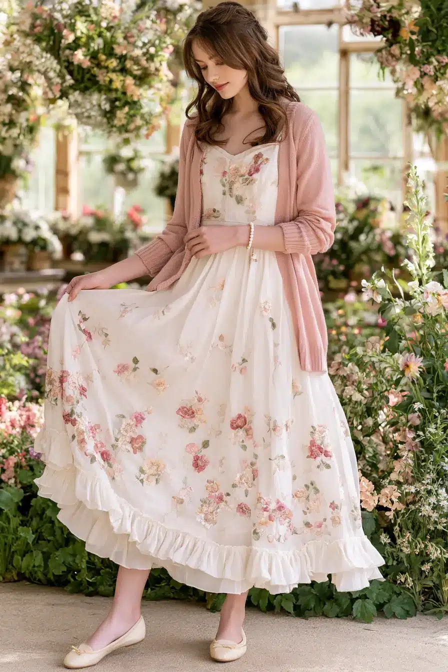27 Beautiful Coquette Outfit Ideas With Bows Lace and Pearls