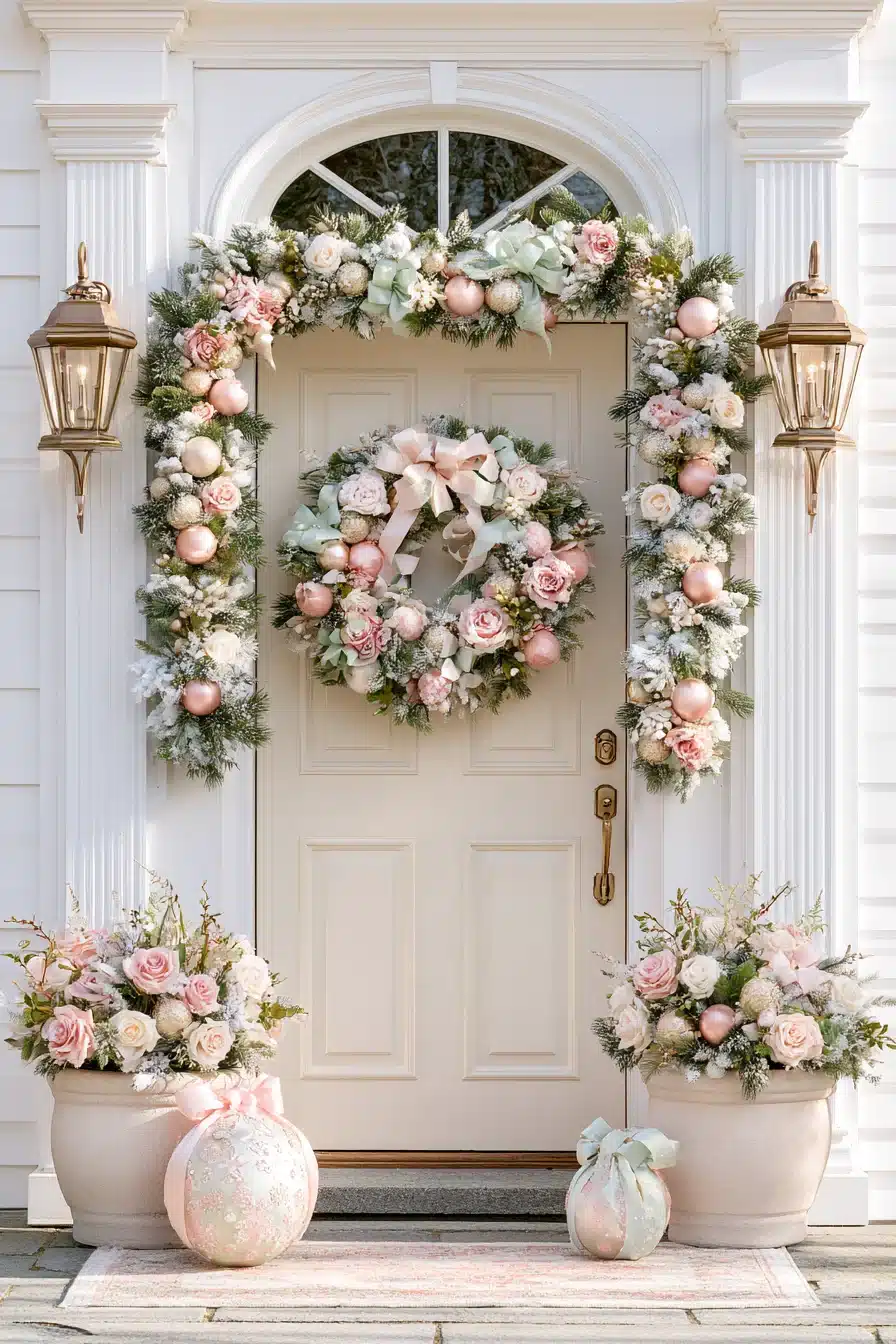 27 Beautiful Christmas Door Decorations for a Warm Holiday Welcome
