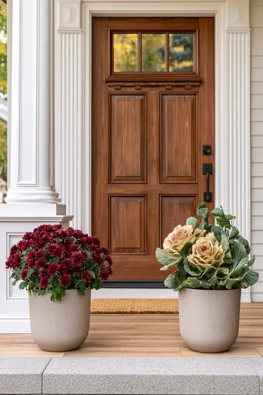 27 Cozy Small Porch Fall Decorating Ideas for a Warm Autumn Welcome
