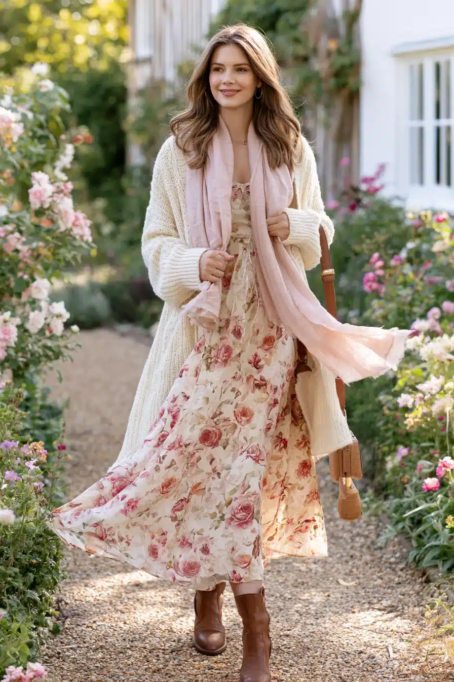 27 Pretty Pink Scarf Outfit Ideas to Brighten Your Cold Weather Wardrobe