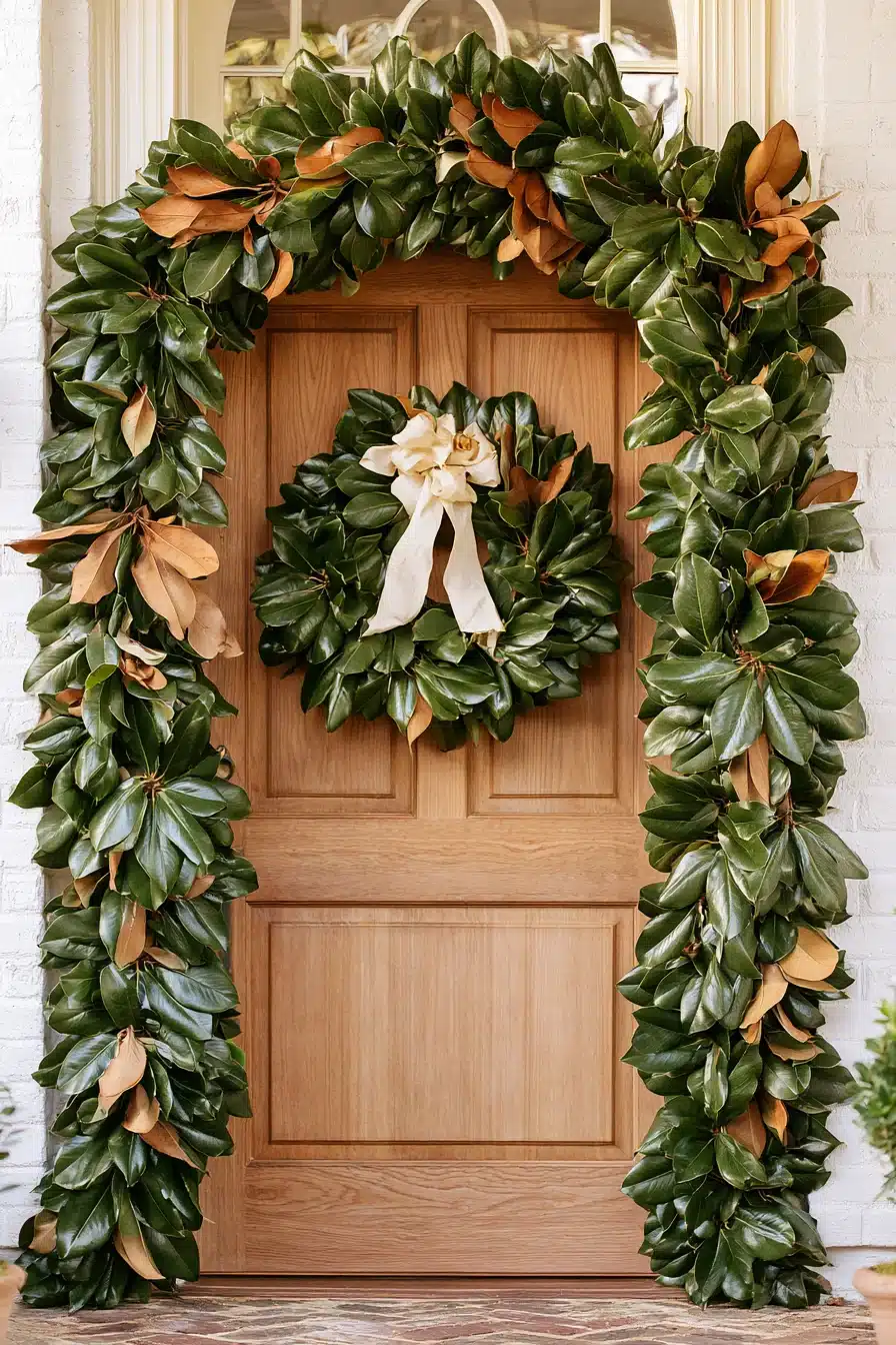 27 Beautiful Christmas Door Decorations for a Warm Holiday Welcome