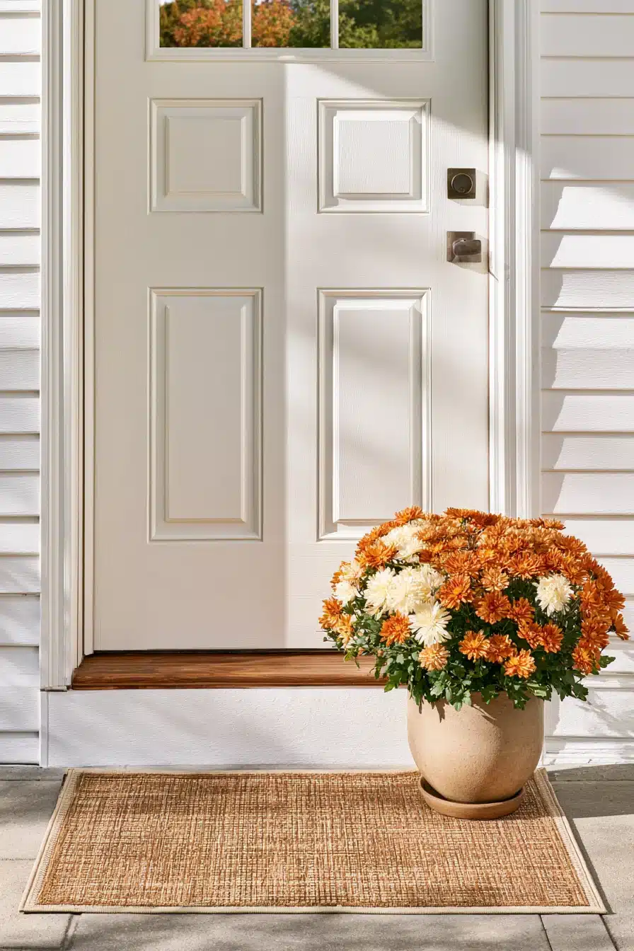 27 Cozy Small Porch Fall Decorating Ideas for a Warm Autumn Welcome