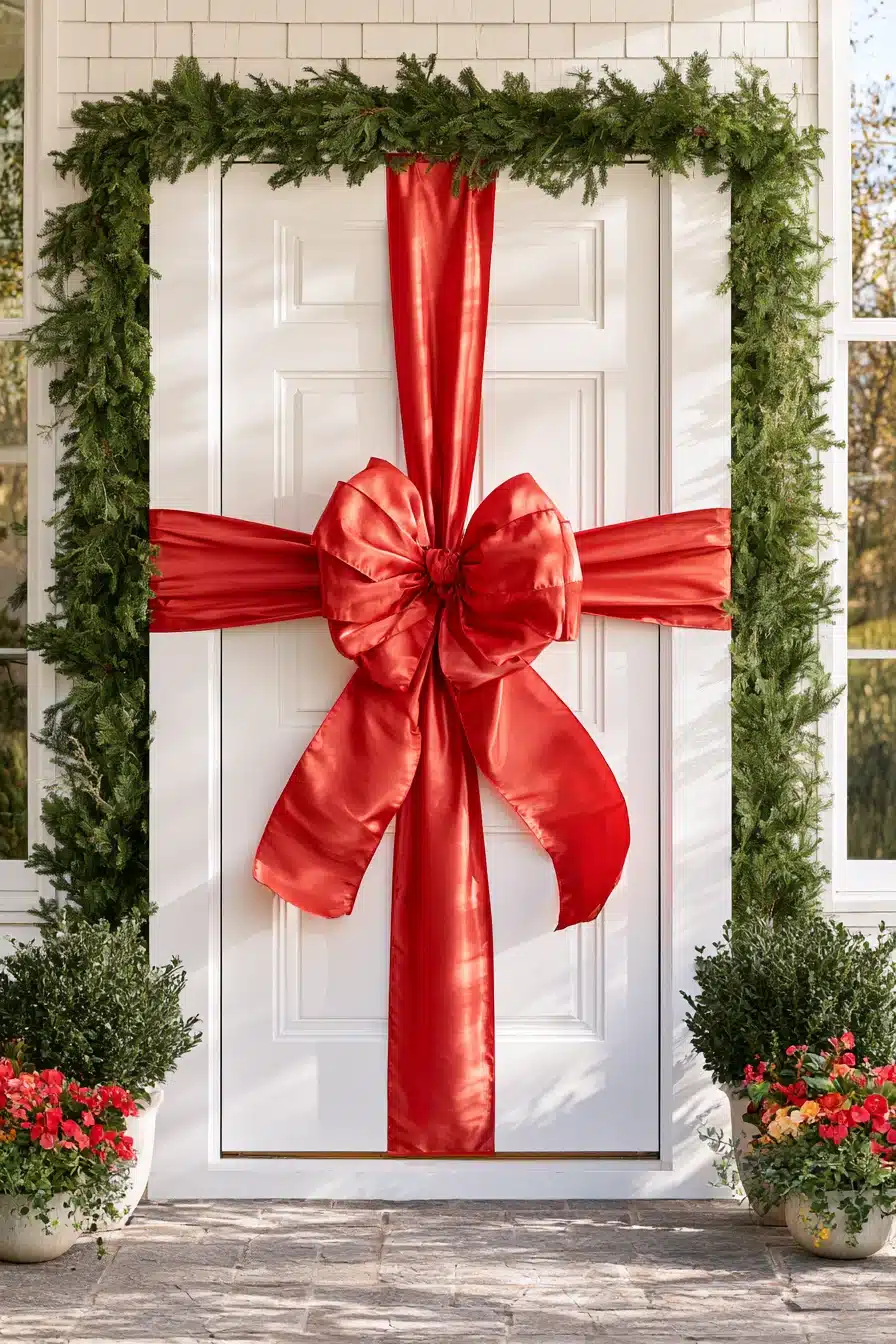 27 Beautiful Christmas Door Decorations for a Warm Holiday Welcome