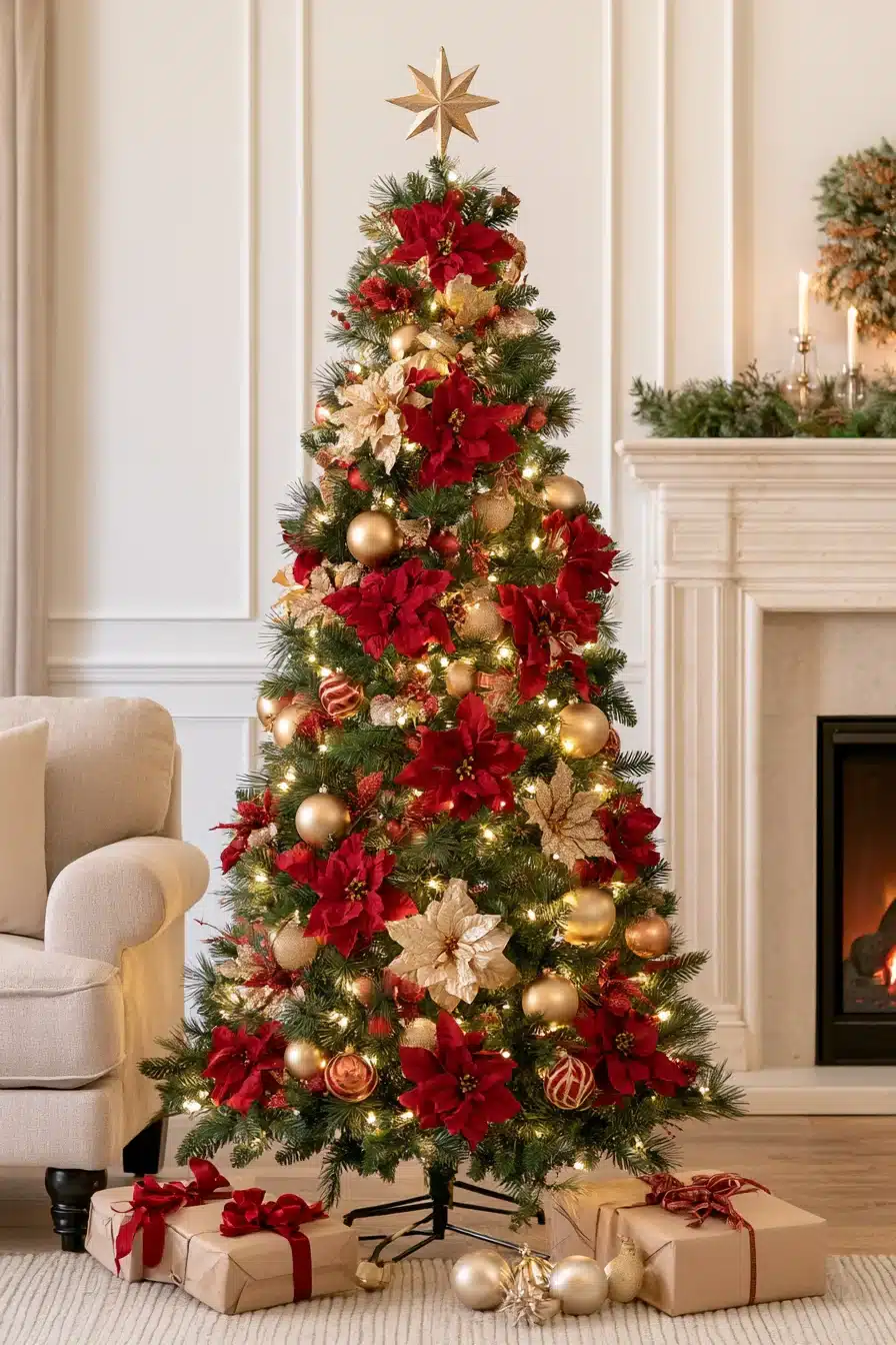 27 Timeless Traditional Christmas Tree Ideas for a Warm and Festive Home
