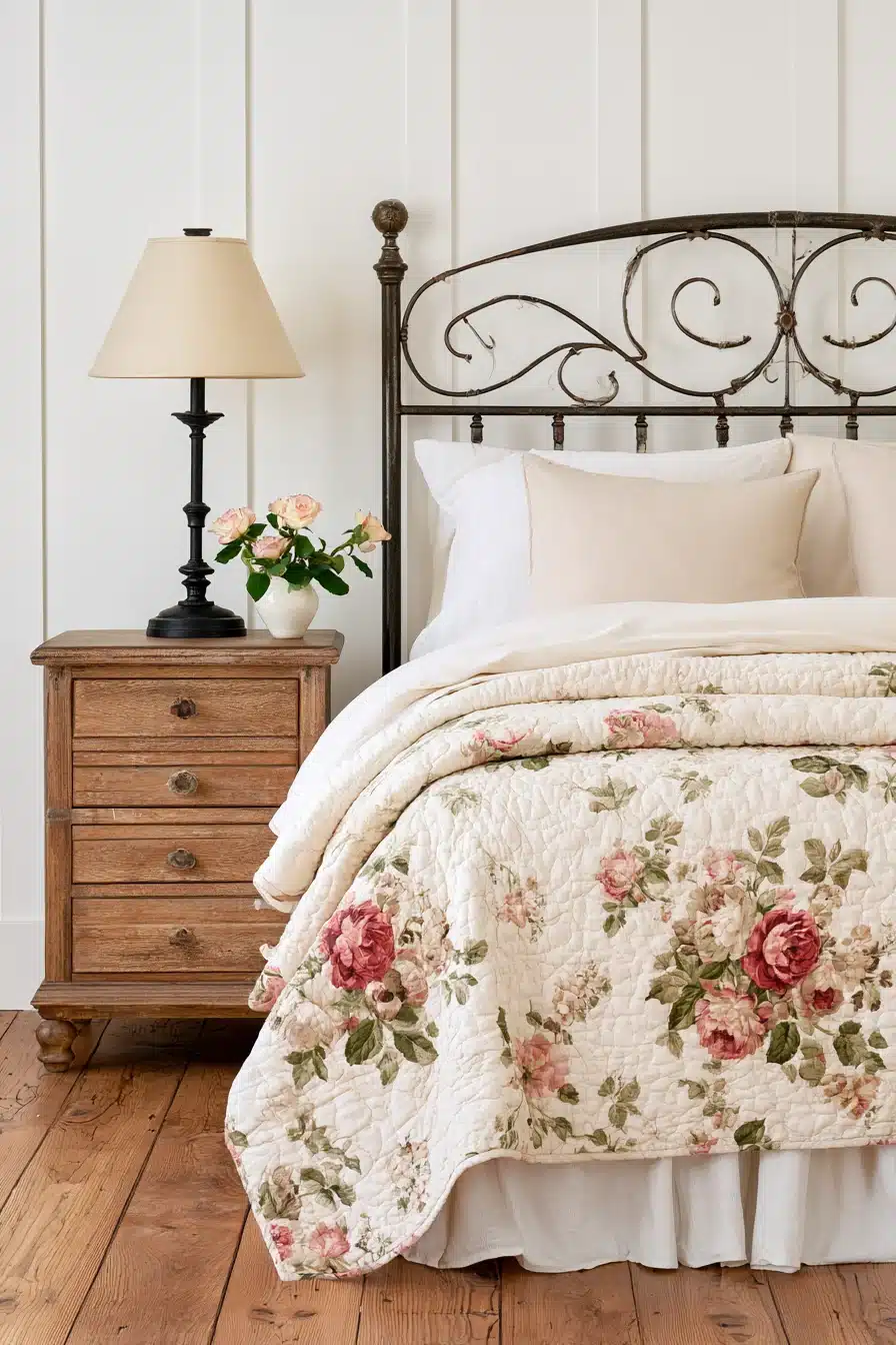 27 Charming Vintage Cottagecore Bedroom Ideas for a Cozy Retreat