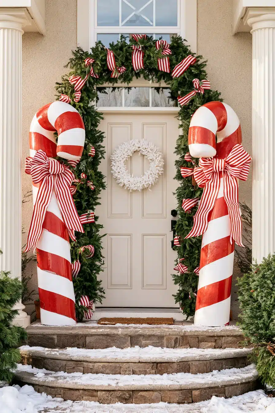 27 Beautiful Christmas Door Decorations for a Warm Holiday Welcome