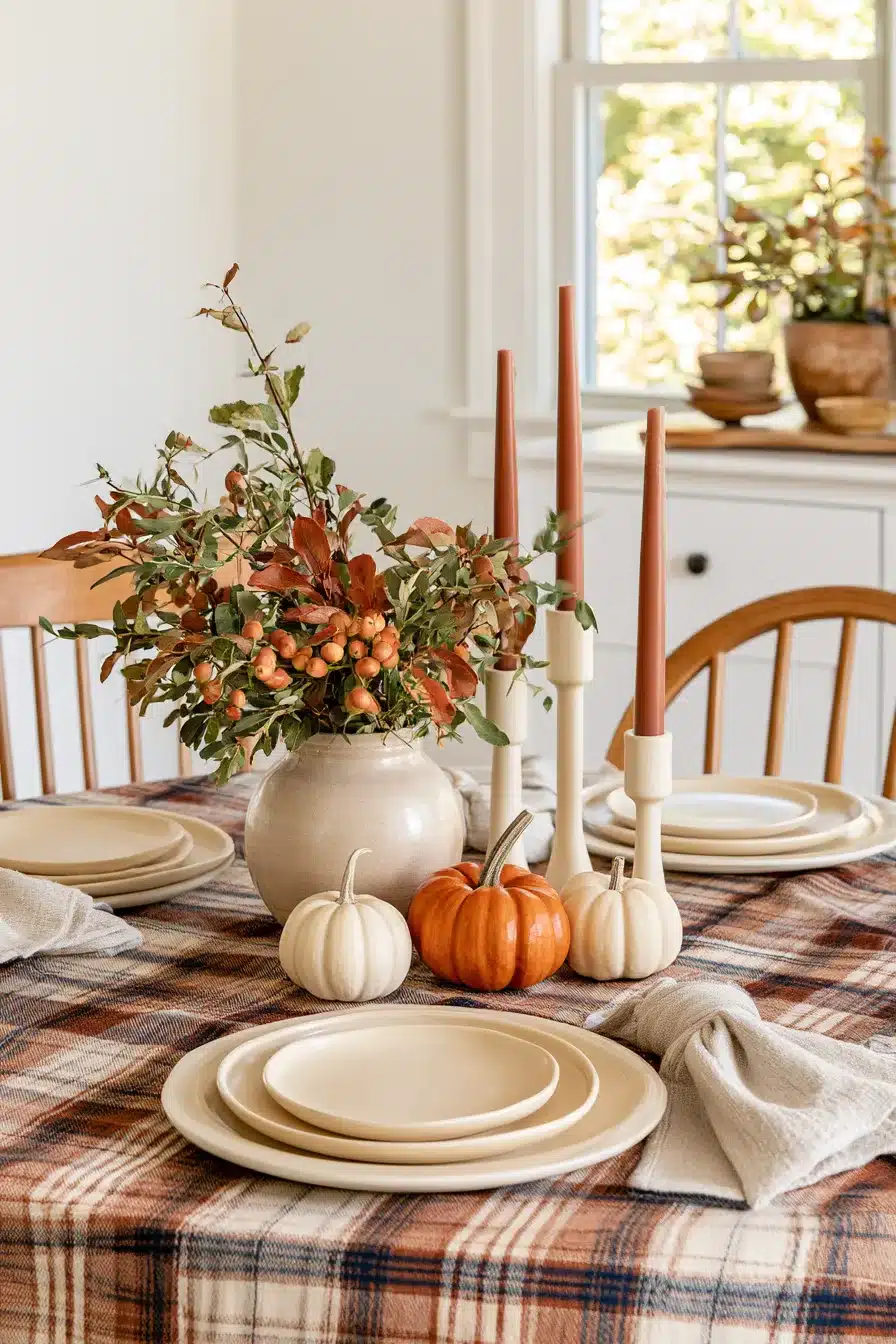 27 Easy Thanksgiving Tablescapes to Create a Cozy and Welcoming Holiday Table