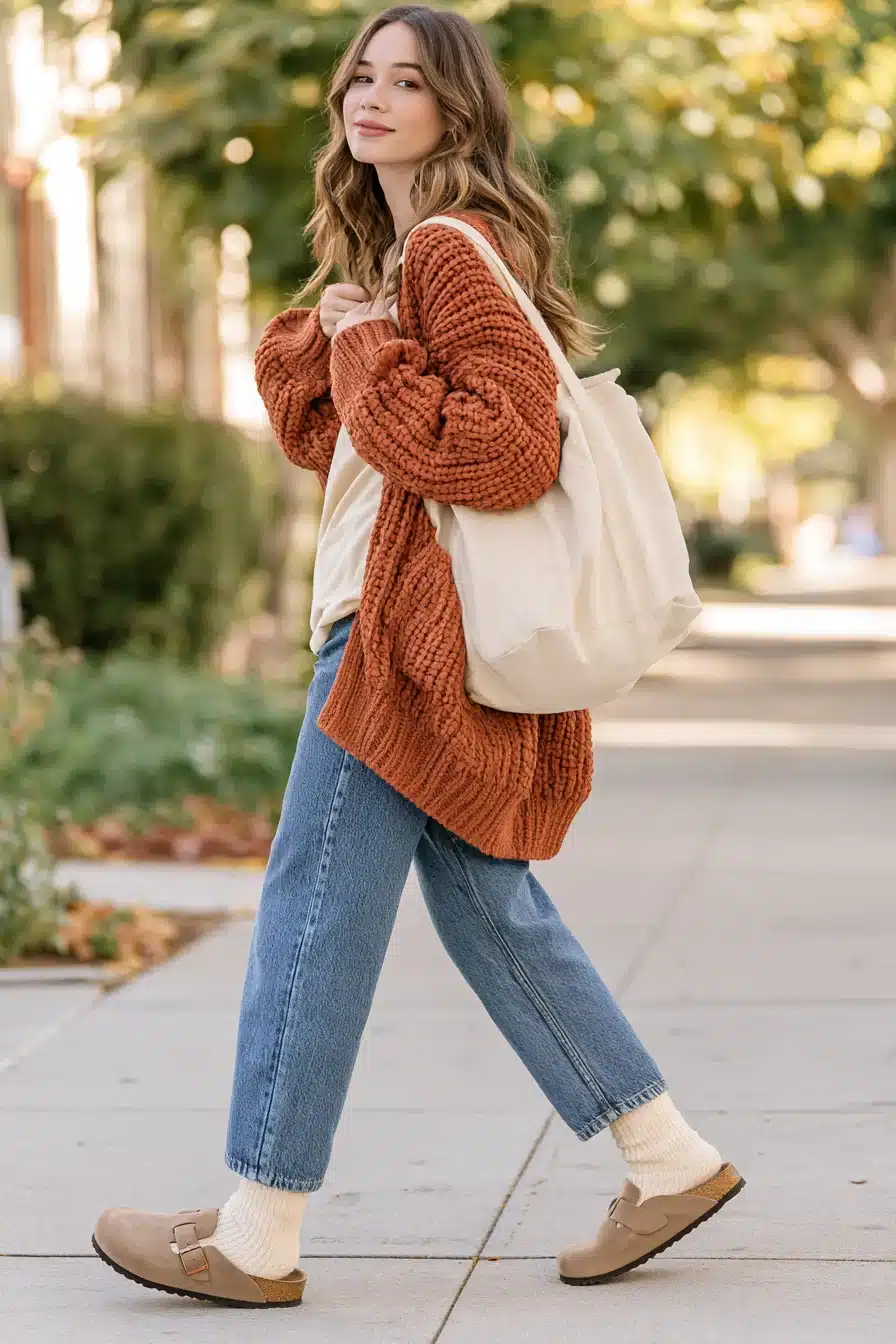 27 Cute Comfy Fall Outfits With Soft Knits and Cozy Layers