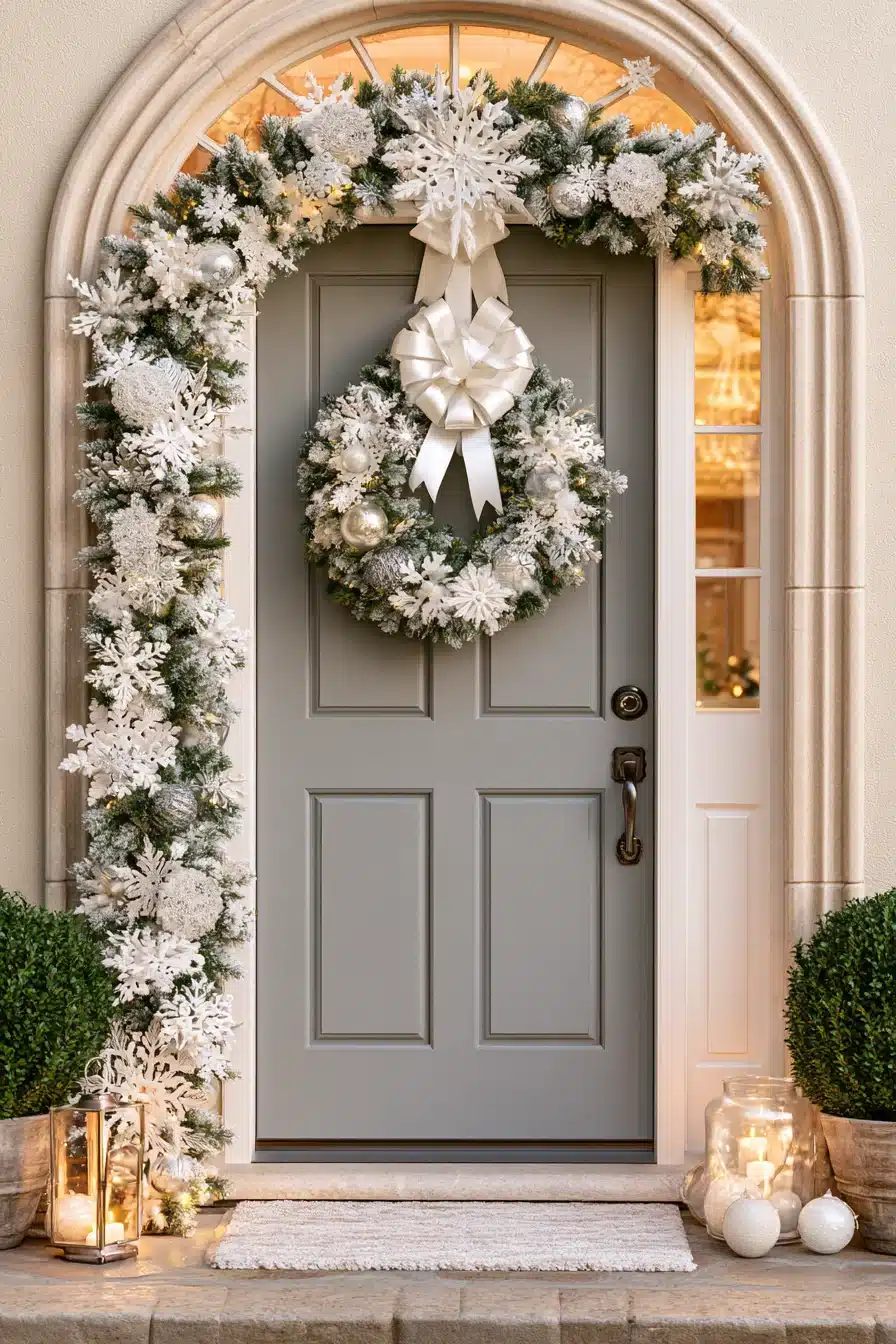 27 Beautiful Christmas Door Decorations for a Warm Holiday Welcome