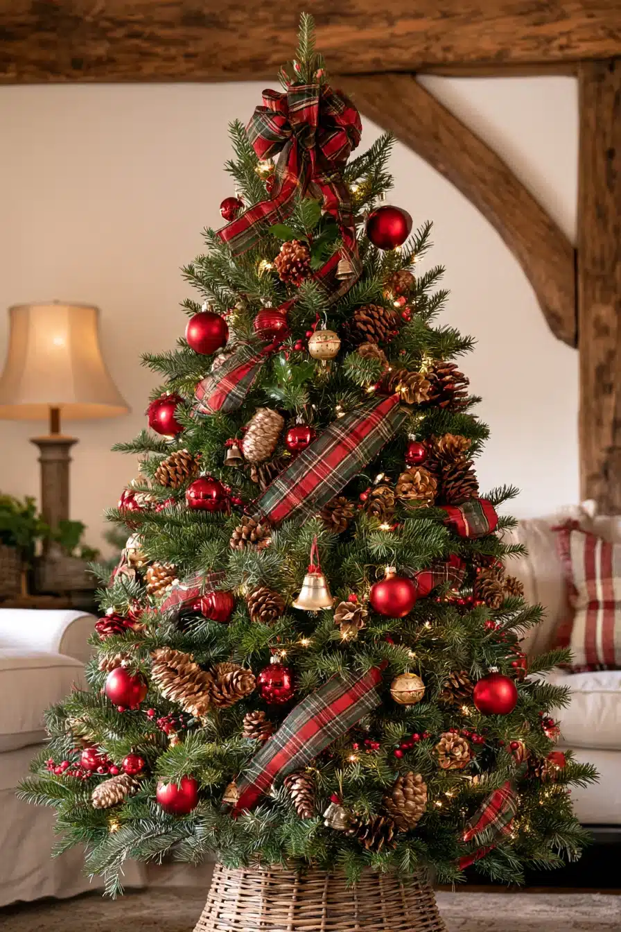 27 Timeless Traditional Christmas Tree Ideas for a Warm and Festive Home