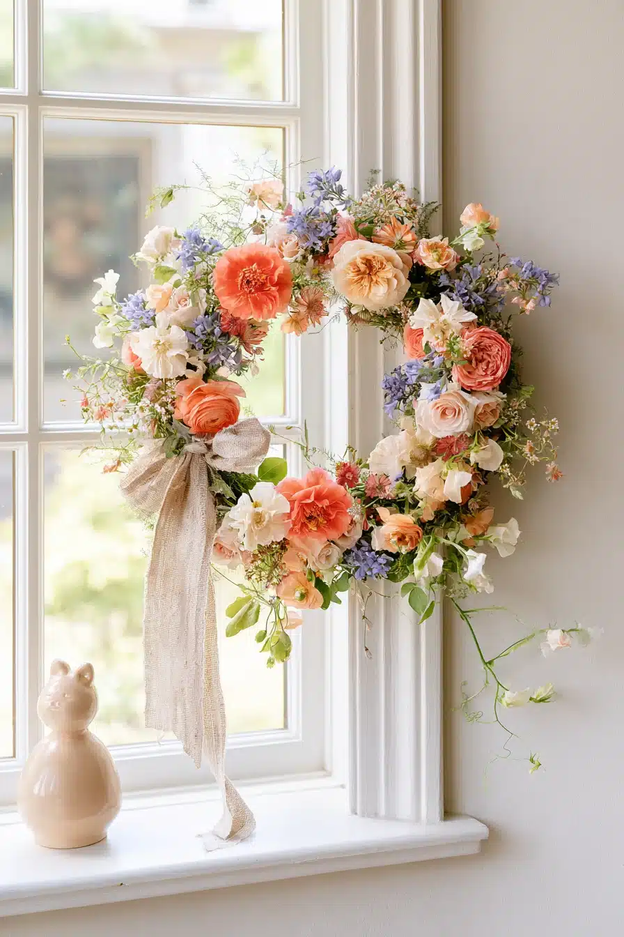 27 Beautiful Wreaths on Windows Ideas for a Cozy and Inviting Home